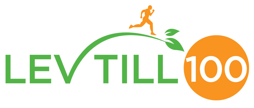 Lev till 100 logotyp