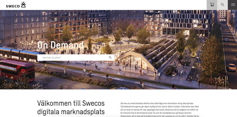 Swecos marketplace logotyp