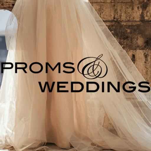 Proms & Weddings logotyp