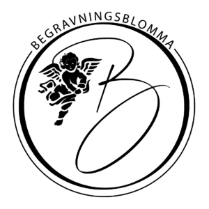 Begravningsblomma logotyp