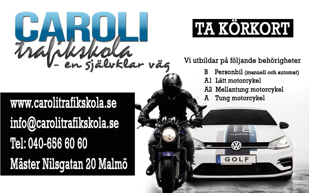 Caroli Trafikskola Malmö logotyp