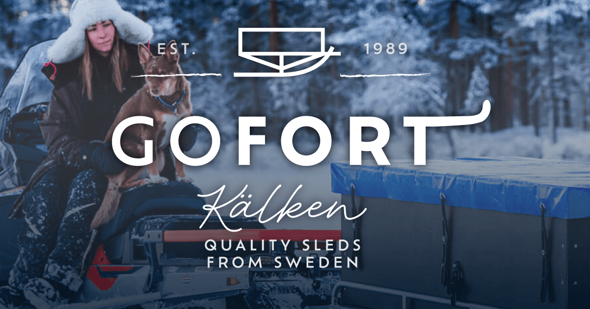 Gofort skoterkälke logotyp